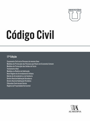 cover image of Código Civil--Edição Universitária--17ª Edição